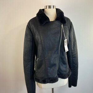 Alpine Swiss Women's Zippered Faux Fur Lined Jacket - Size XL - NWT $127.50